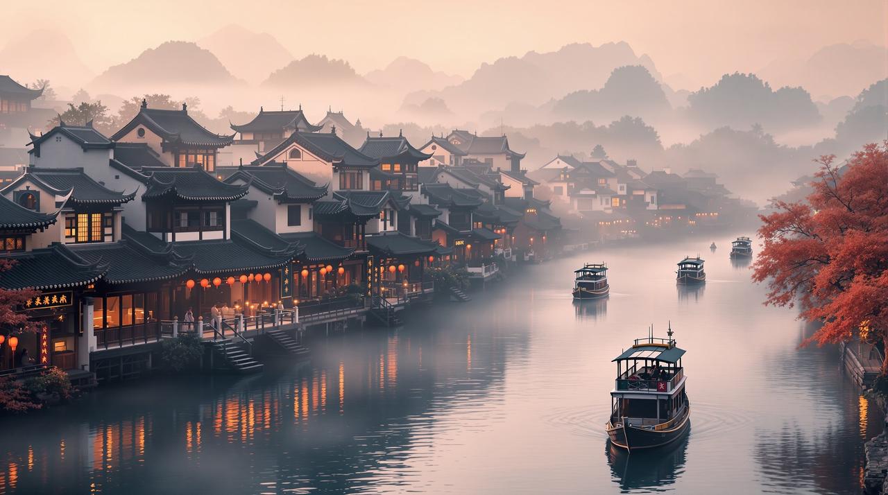 江南烟雨：水墨长卷 - 污影院影视内容封面图